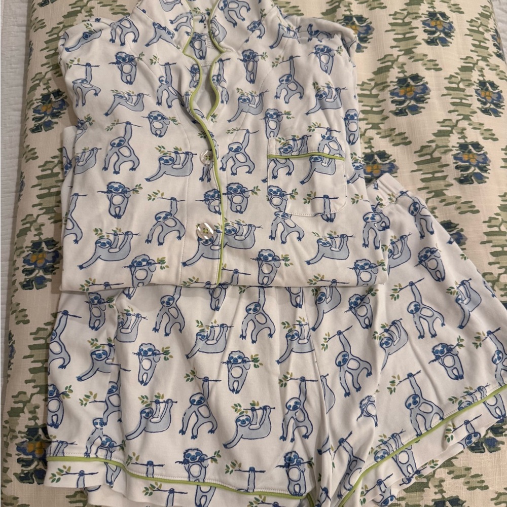 Roller Rabbit Sloth Pajama Set - Picture 2 of 3